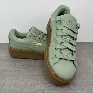 Fenty X Puma Creeper Phatty Green Platform Sneakers